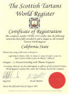 Scottish Tartans World Register STWR 2454